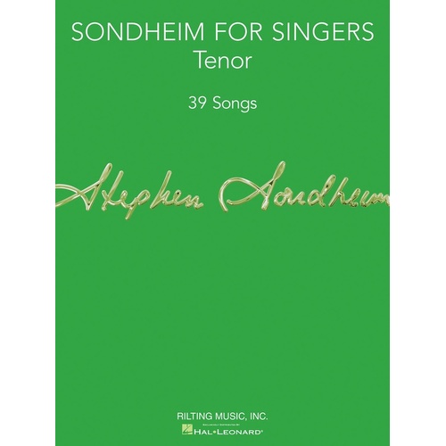 Sondheim For Singers Tenor (Softcover Book)