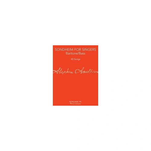 Sondheim for Singers: Baritone Bass Songbook