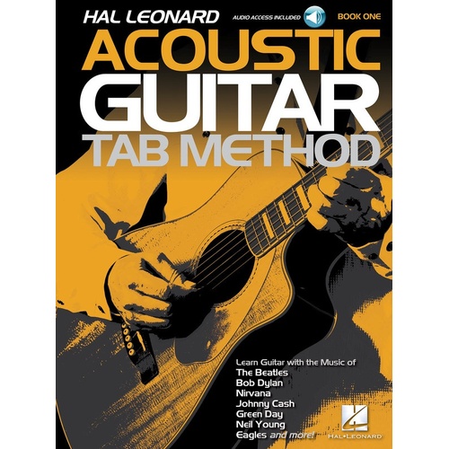 HL Acoustic Guitar TAB Method Book 1 Book/Online Audio (Softcover Book/Online Au