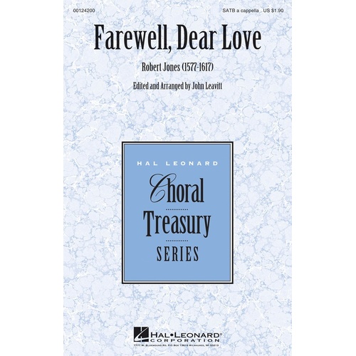 Farewell Dear Love SATB (Octavo)