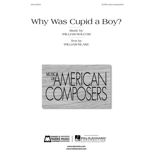 Why Was Cupid A Boy SATB A Cappella (Octavo)