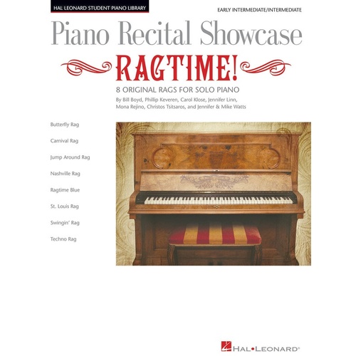 Piano Recital Showcase Ragtime Int Piano HLSPL (Softcover Book)