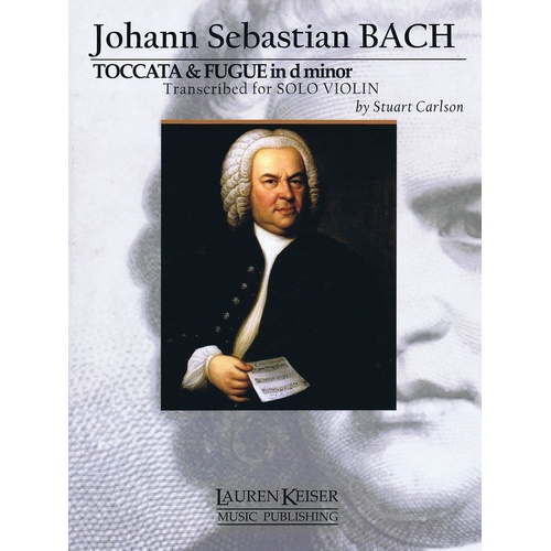 Toccata and Fugue In D Minor Solo Violin (Softcover Book)