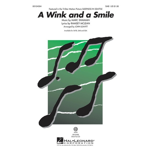 A Wink And A Smile SAB (Octavo)