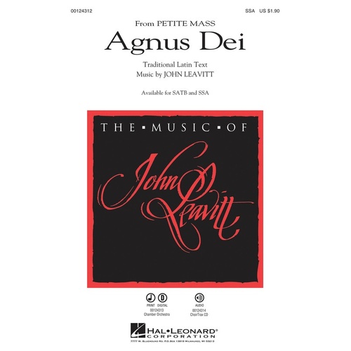 Agnus Dei SSA (Octavo)