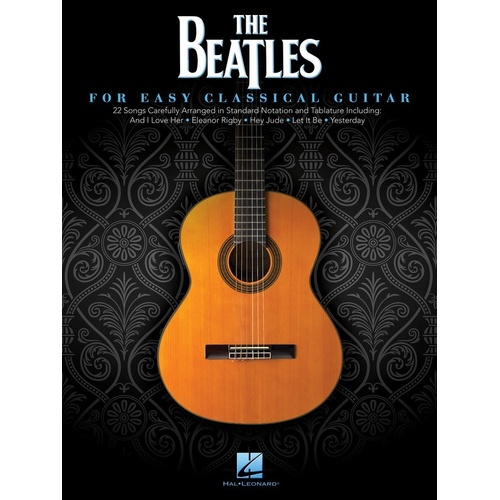 Beatles For Easy Classical Guitar TAB (Softcover Book)