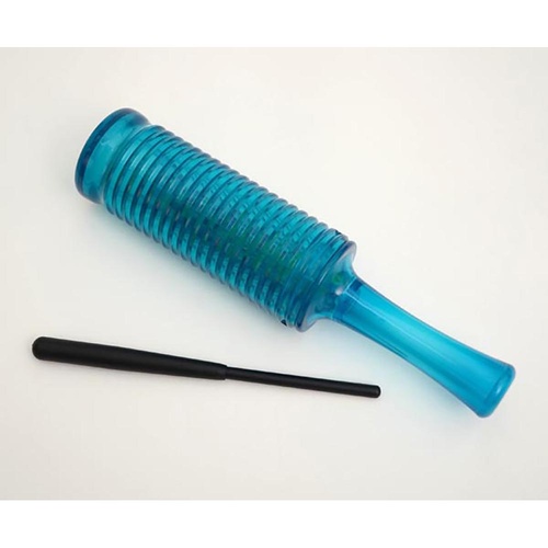 Plastic Guiro/Shaker with Beater