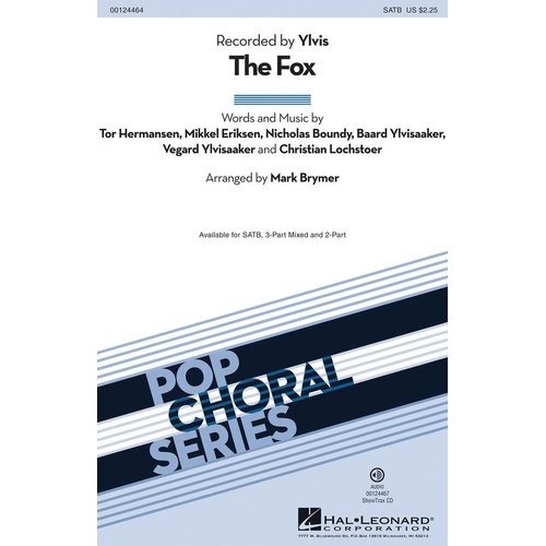 Fox (What Does The Fox Say) SATB (Octavo)