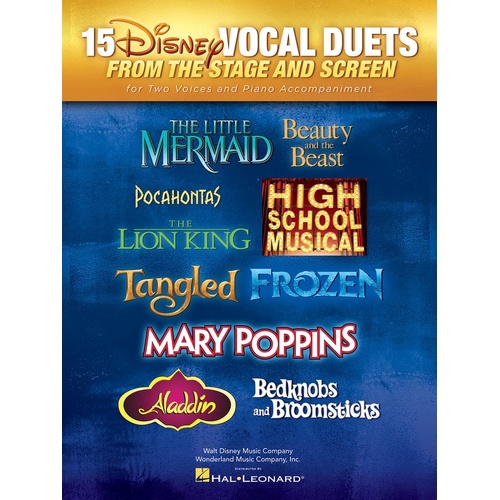15 Disney Vocal Duets (Softcover Book)