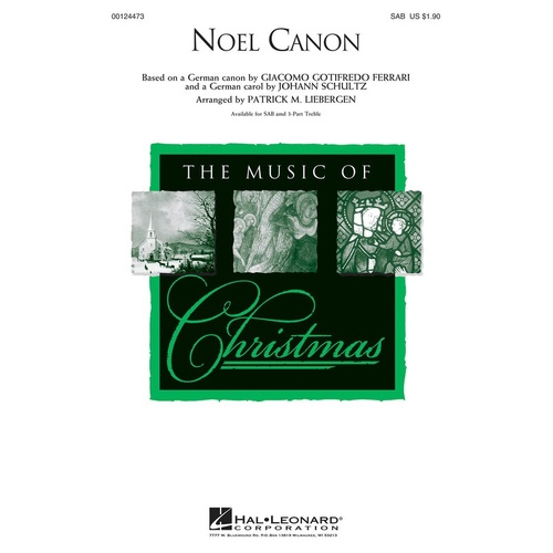 Noel Canon SAB (Octavo)