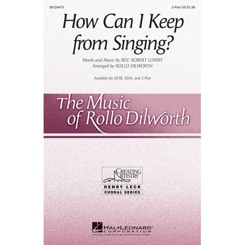 How Can I Keep From Singing 2Pt (Octavo)