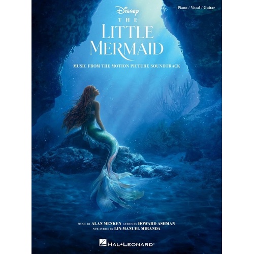 The Little Mermaid 2023 Movie Soundtrack Piano Vocal Guitar Songbook