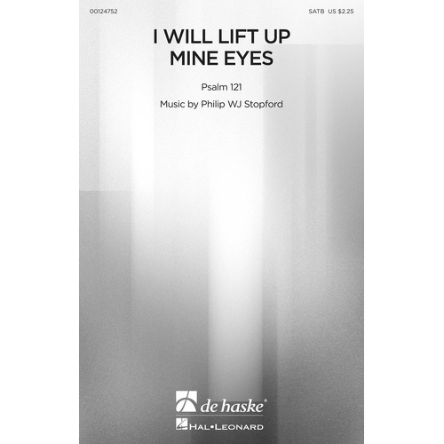 I Will Lift Up Mine Eyes SATB (Octavo)