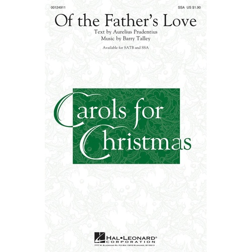 Of The Fathers Love SSA (Octavo)