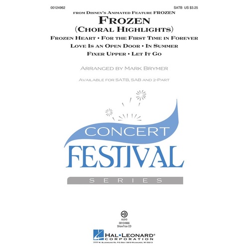 Frozen Choral Highlights SATB 