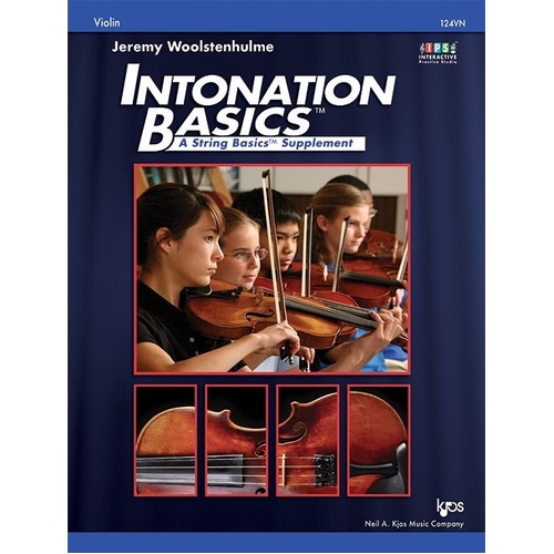 Intonation Basics Violin by Jeremy Woolstenhulme - 48 Pages, Kjos Music, Supplementary Method for Developing Intonation Skills