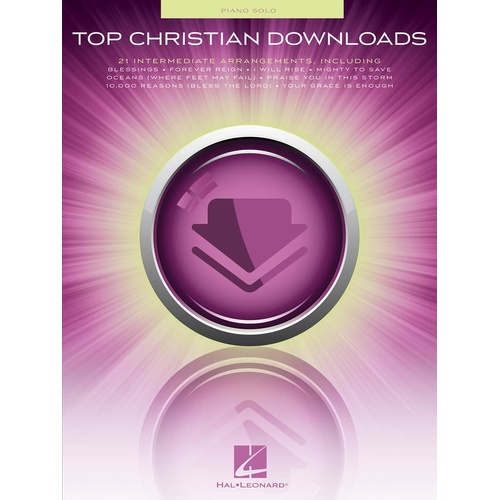 Top Christian Downloads Piano Solo Songbook (Softcover Book)