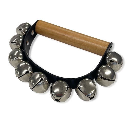 Sleigh Bells - 9 Bell Standard, Horseshoe Shape with Nickel-Plated Bells