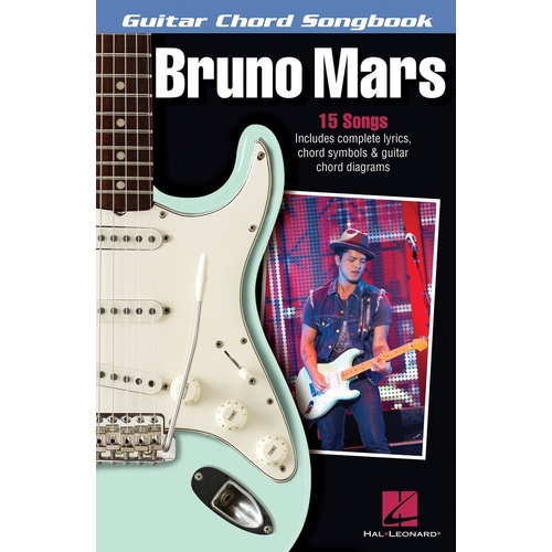 Bruno Mars Guitar Chord Songbook (Softcover Book)