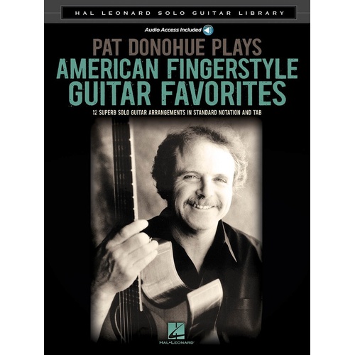 Pat Donohue Plays American Fingerstyle Guitar Fa (Softcover Book/Online Audio)