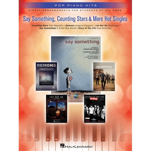 Say Something Counting Stars and More Hot Singles (Softcover Book)