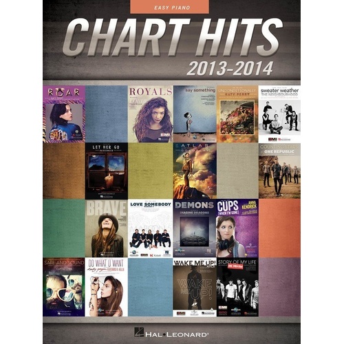 Chart Hits of 2013-2014 Easy Piano Songbook