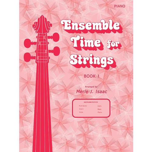 Ensemble Time For Strings Book 1 Piano
