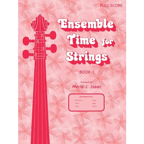 Ensemble Time For Strings Book 1 Score