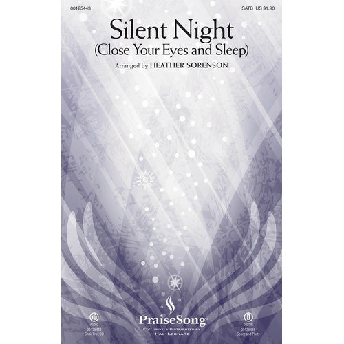 Silent Night (Close Your Eyes And Sleep) SATB (Octavo)
