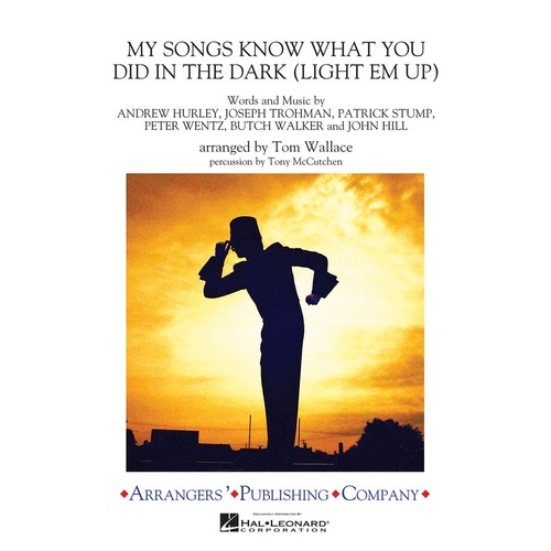 My Songs Know What You Did In The Dark Marching Band 3 Sc/Pt (Music Score/Parts)
