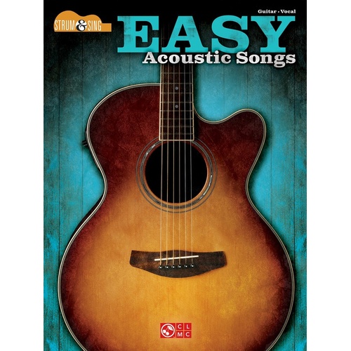 Easy Acoustic Songs Strum and Sing Guitar (Softcover Book)