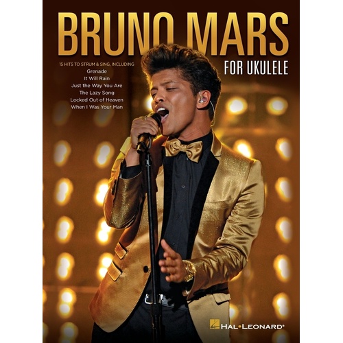 Bruno Mars For Ukulele (Softcover Book)