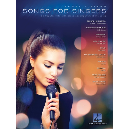 Songs For Singers Vocal and Piano (Softcover Book)