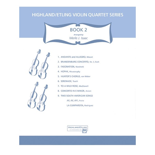 Highland/Ettling Violin Quartet Series Set 2