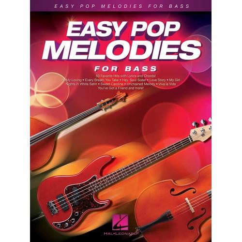 Easy Pop Melodies For Double Bass (Softcover Book)