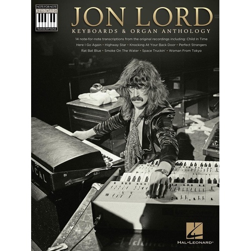Jon Lord - Keyboards & Organ Anthology Songbook