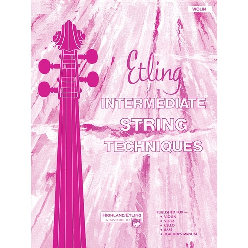 Etling String Class Method Interm Str Tech Violin