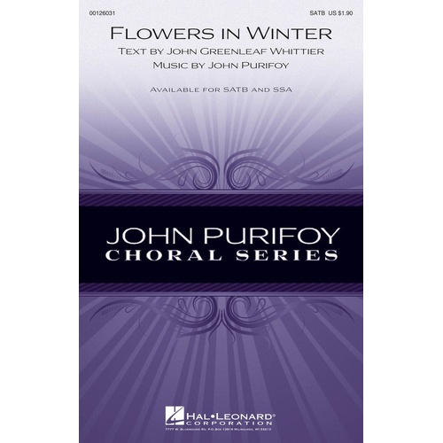 Flowers In Winter SATB (Octavo)