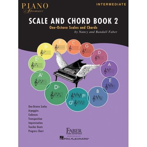 Piano Adventures Scale and Chord Book 2 by Faber Piano Adventures