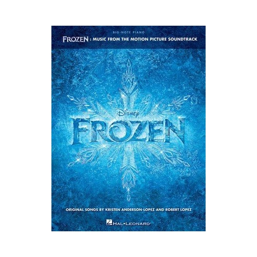 Frozen Big Note Piano Songbook with Lyrics