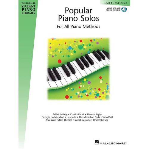 Popular Piano Solos 2nd Edition Level 4 BK/CD by Hal Leonard