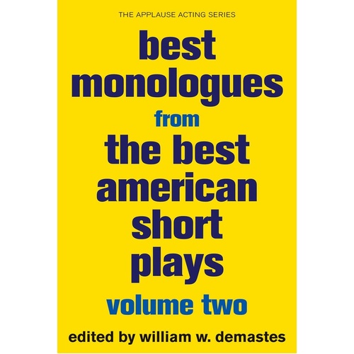 Best Monologues From Best American Short Plays V (Softcover Book)