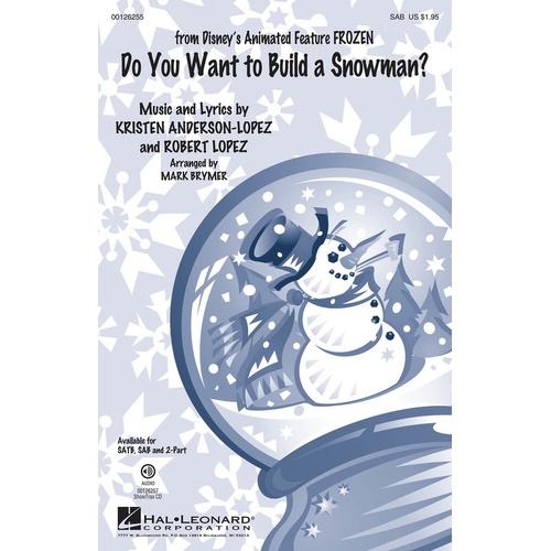 Do You Want To Build A Snowman? SAB (Octavo)