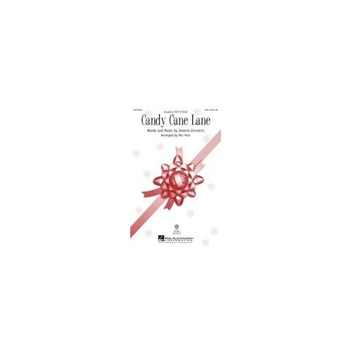 Candy Cane Lane SATB Choral Score by Mac Huff