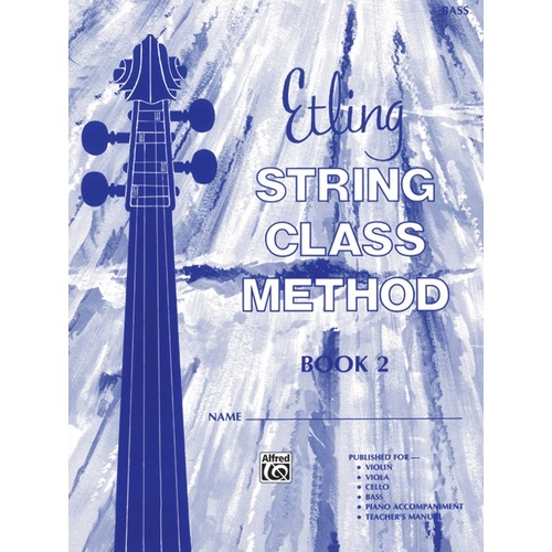 Etling String Class Method Book 2 Double Bass