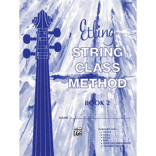 Etling String Class Method Book 2 Double Bass