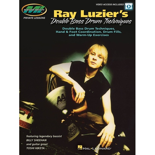 Ray Luziers Double Bass Drum Techniques Book/Online Audio (Softcover Book/Online