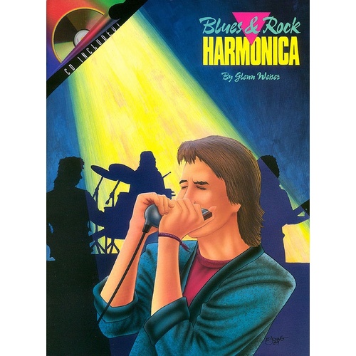 Blues And Rock Harmonica Book/CD (Softcover Book/CD)