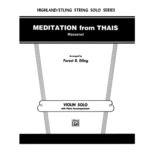 Meditiation From Thais - Violin/Piano