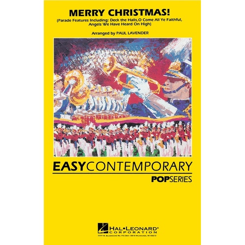 Merry Christmas Marching Band Arr Lavender (Music Score/Parts)